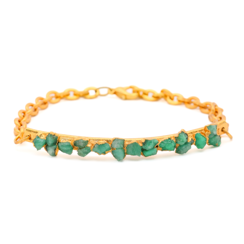 Mosaic Emerald Bracelet