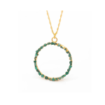 Medium Crown Emerald Pendant