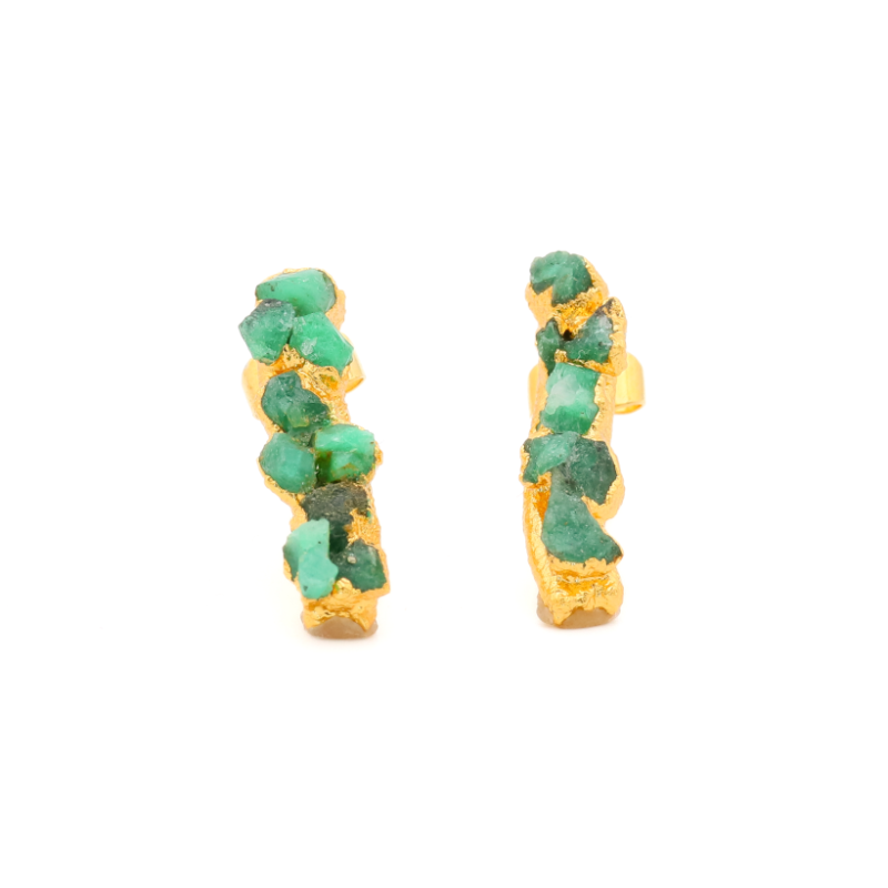 Stud Fusion Line Earrings